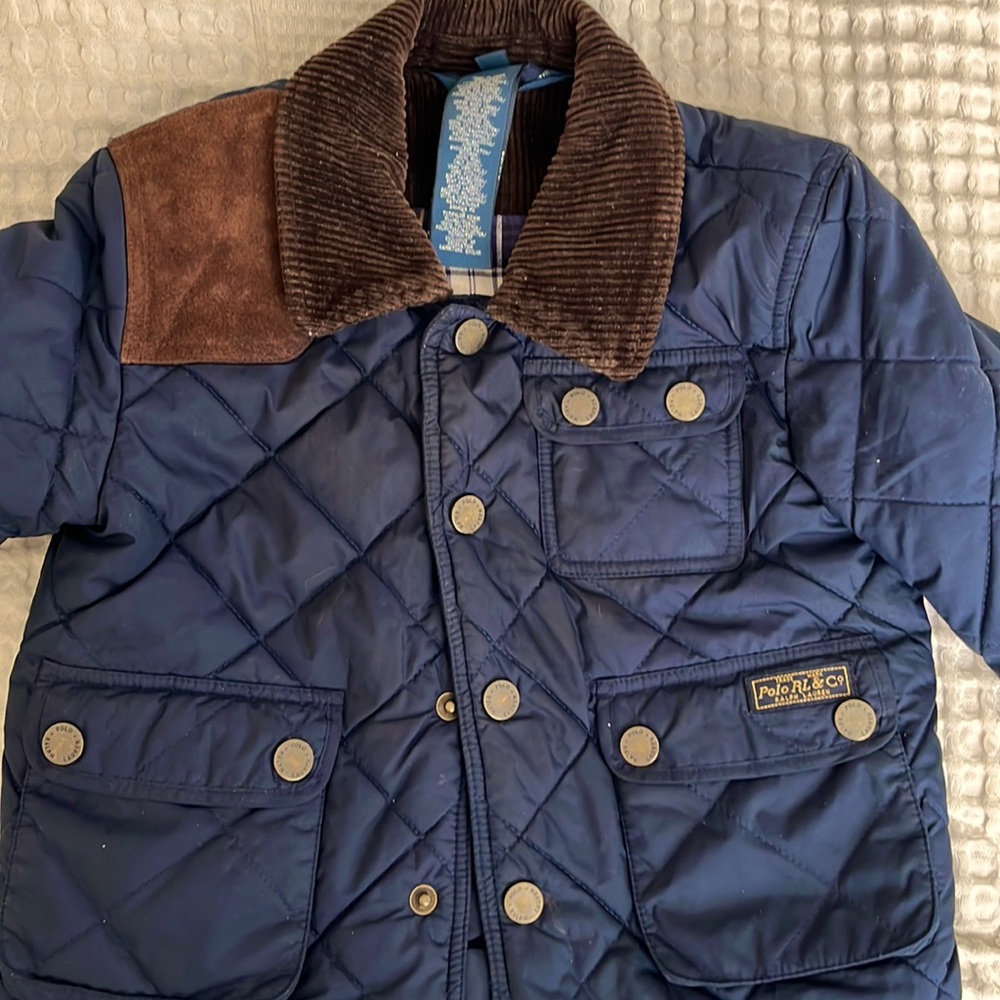 Ralph Lauren quilted jacket 24 mo